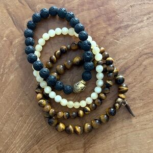 Stacked Beaded Bracelet Set
